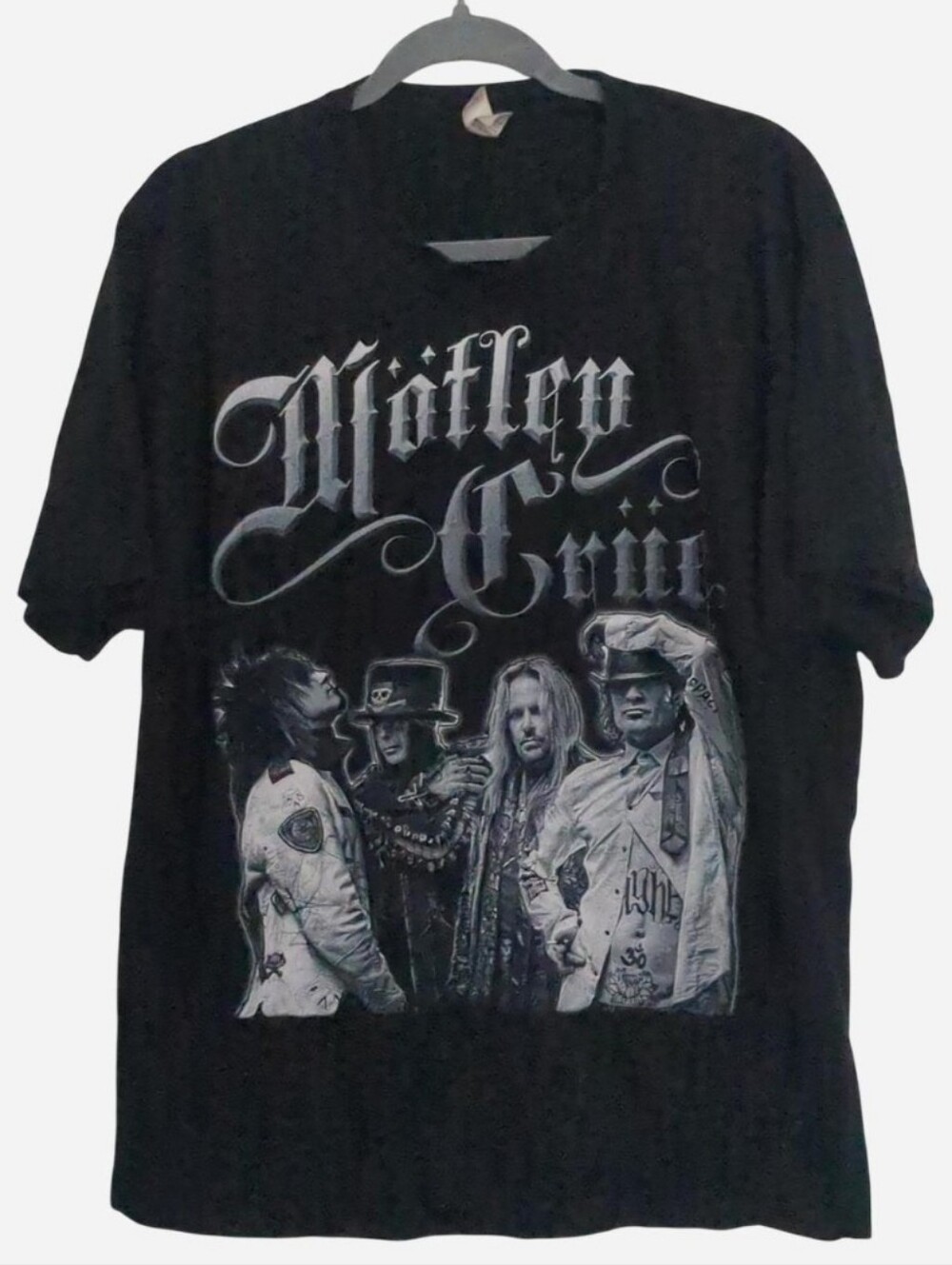 Vintage 2008 Motley Crue Cruefest Tour Shirt Anvil Tag Band Tee Size L